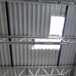 Commercial roof opening and structural steel reinforcement for a retail building renovation project in Pennsylvania.