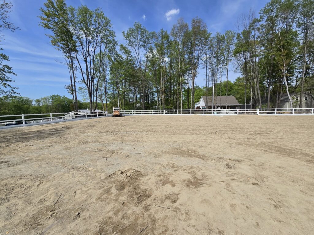 Custom steel perimeter fence installation around large property in Pennsylvania